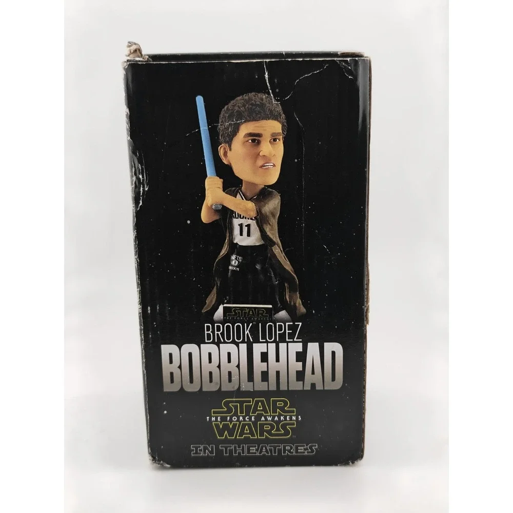 Brook Lopez Star Wars Brooklyn Nets Bobblehead Figurine Multi-Color NBA 2016 New